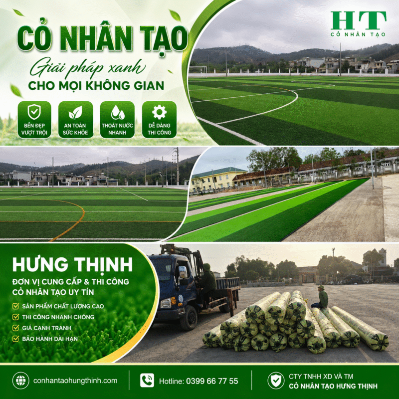 Chi Phí Làm Sân Bóng Cỏ Nhân Tạo 5 Người, 7 Người Hết Bao Nhiêu Tiền?